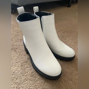 White boots